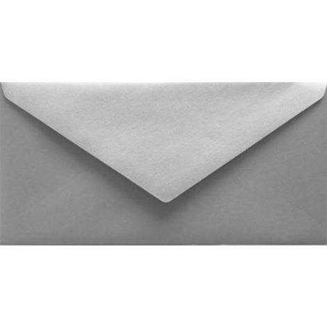 Koperta Logos DL Srebrna Metalic, 110g, 1szt